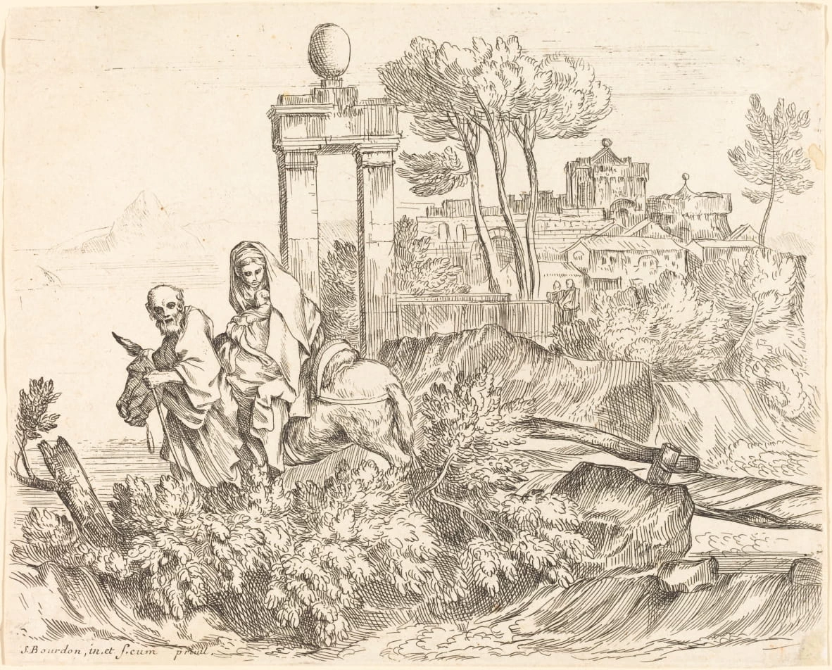 La fuga in Egitto - Ailsa Mellon Bruce Fund, National Gallery of Art